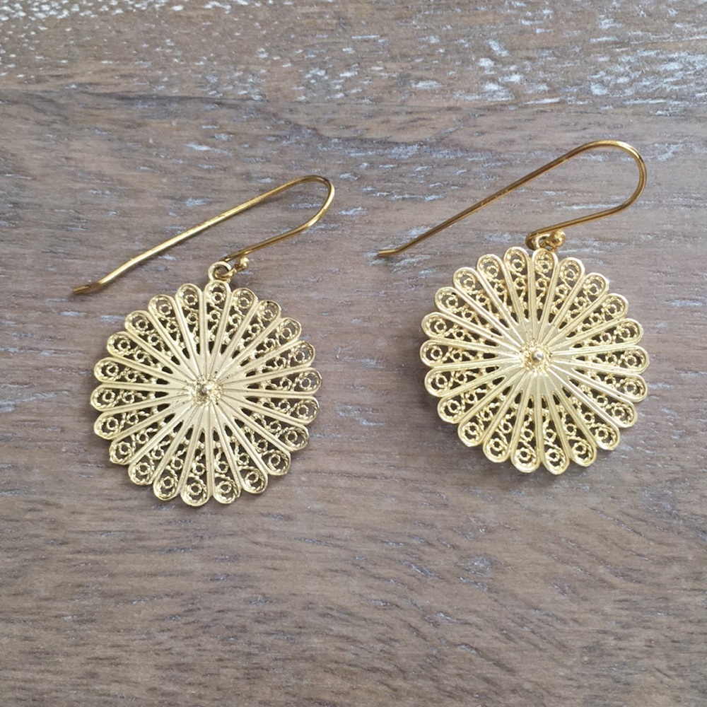 18K Gold Earrings